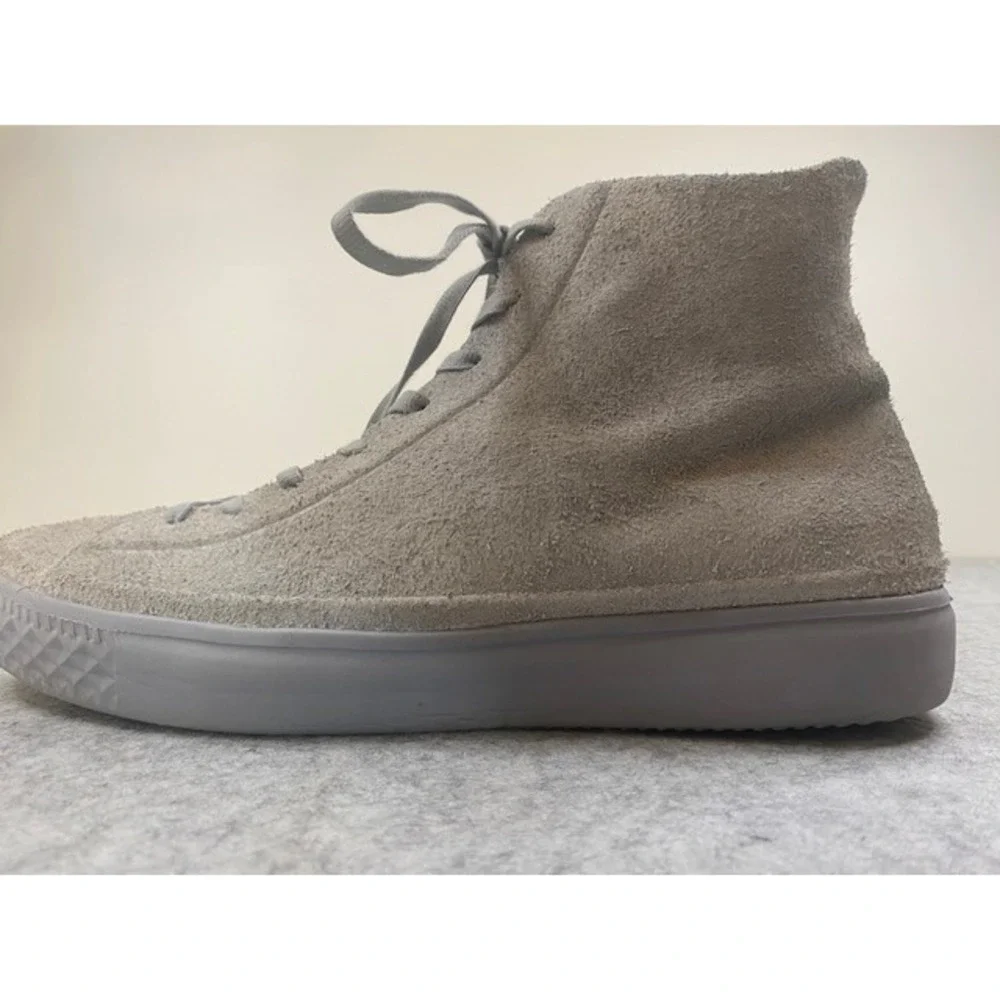 Converse All Star Men’s Suede High-Top Sneakers in Light Gray - Picture 5 of 10